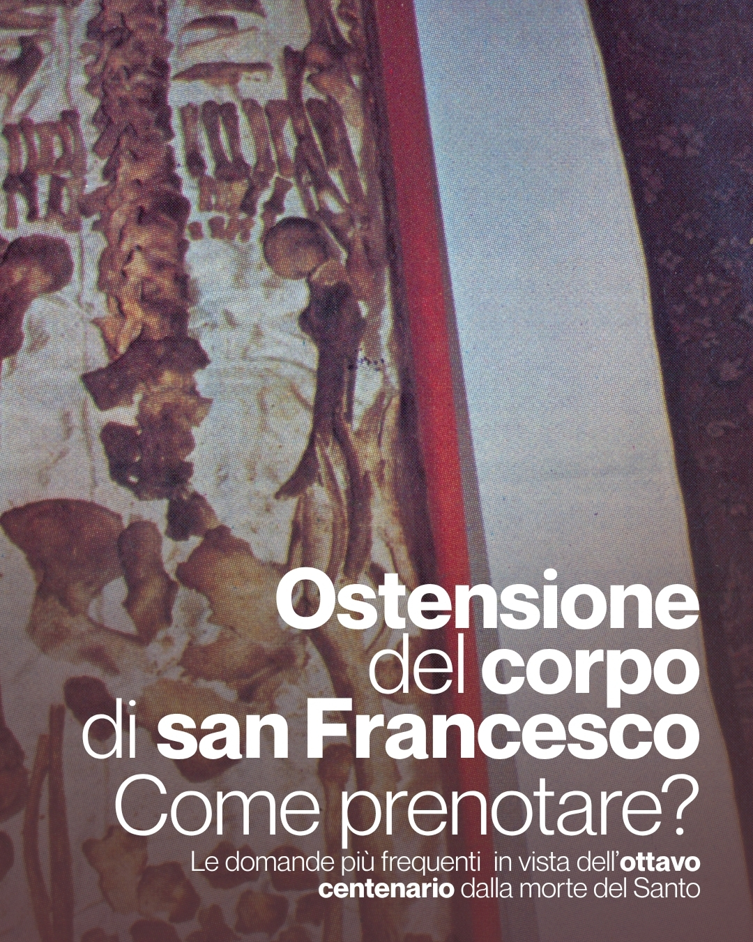 Ostensione del corpo di san Francesco. Come prenotare?