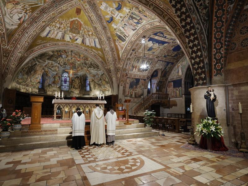 Il corpo di san Francesco 