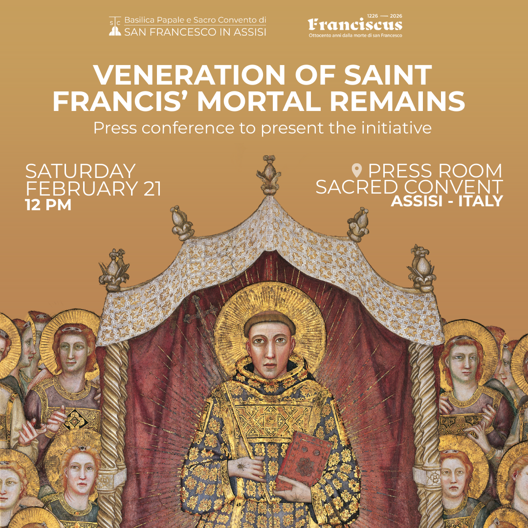 Veneration of Saint Francis’ mortal remains: press conference to present the initiative