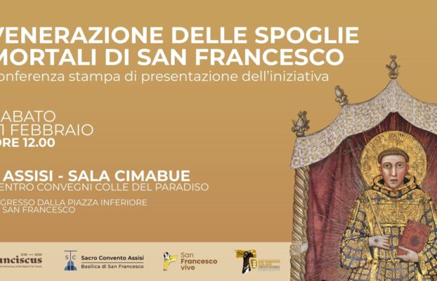 Venerazione spoglie mortali di san Francesco: conferenza stampa di presentazione dell’iniziativa