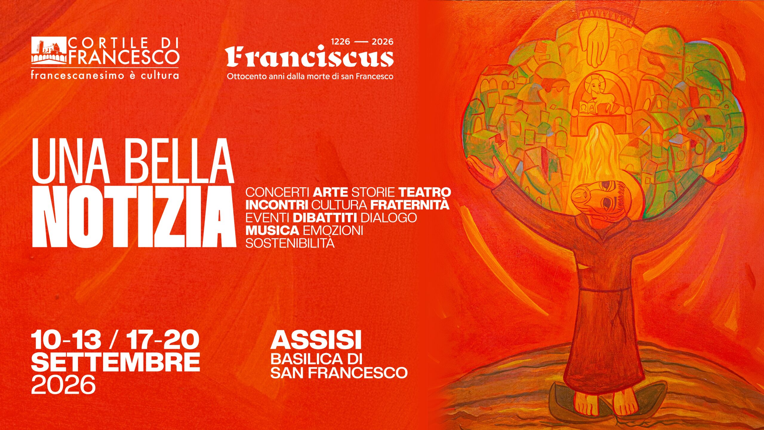 “Una bella notizia”, la dodicesima edizione del Cortile di Francesco