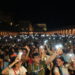 I giovani in Piazza san Francesco per l'inizio dell'incontro internazionale